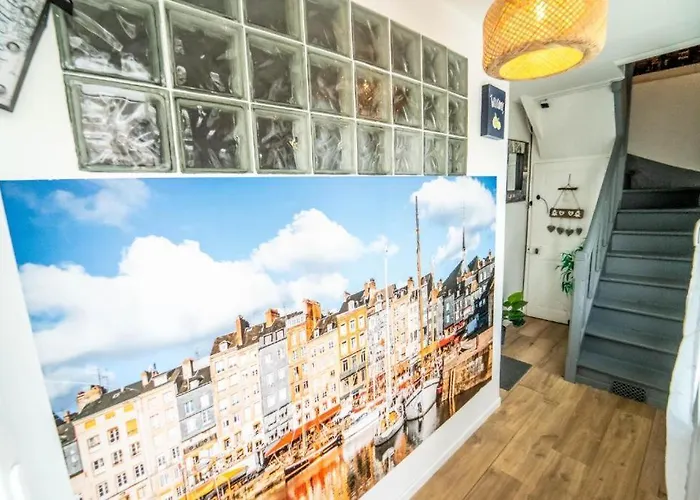 Apartment SPACIEUX Appart Jacuzzi Terrasse Parking 10min port d'Honfleur Plage *