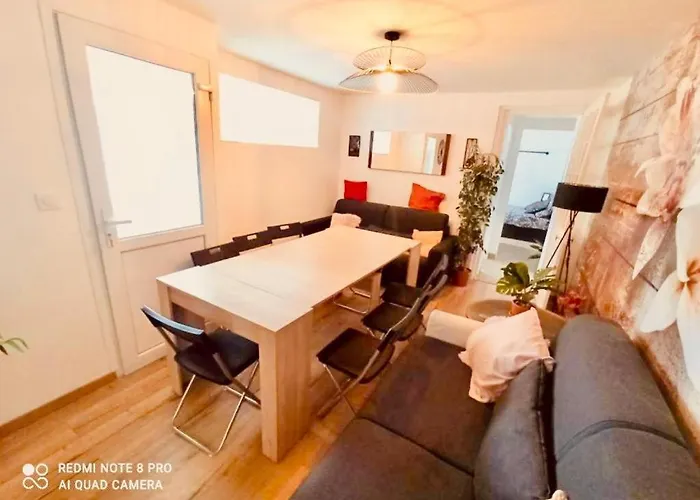 SPACIEUX Appart Jacuzzi Terrasse Parking 10min port d'Honfleur Plage Honfleur